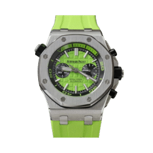 Green Dial Chronograph Style Watch – 42mm Luxury Sports Timepiece