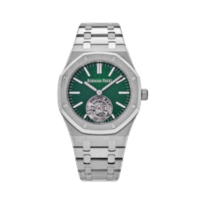 Frosted White Gold Style Watch – Ruby Bezel Luxury Timepiece