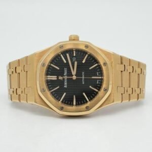Audemars Piguet Royal Oak 15510OR Rose Gold Black Dial 41mm – Luxury Automatic Watch