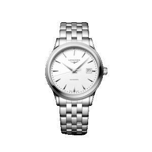 White Dial Classic Stainless Steel Wrist Watch