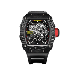 Luxury Sapphire Case Skeleton Watch – Manual Winding 45mm Premium Timepiece