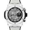 Hublot Big Bang Unico White Ceramic 44mm – Luxury Skeleton Chronograph Watch