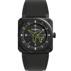 Bell & Ross BR‑03 Gyrocompass 41mm – Luxury Aviation‑Inspired Ceramic Watch