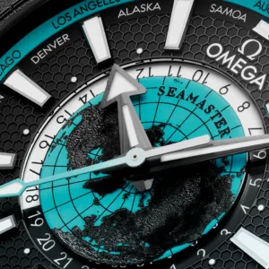 Omega Seamaster Planet Ocean 600M GMT Worldtimer 45.5mm