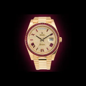 Rolex Day-Date 40 228398TRU Features, Specs & Luxury Diamond & Ruby Timepiece Guide